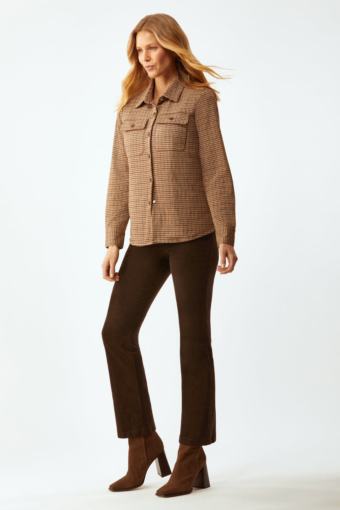 Shirt Jacket With Zip-Out Liner - Autumn Check