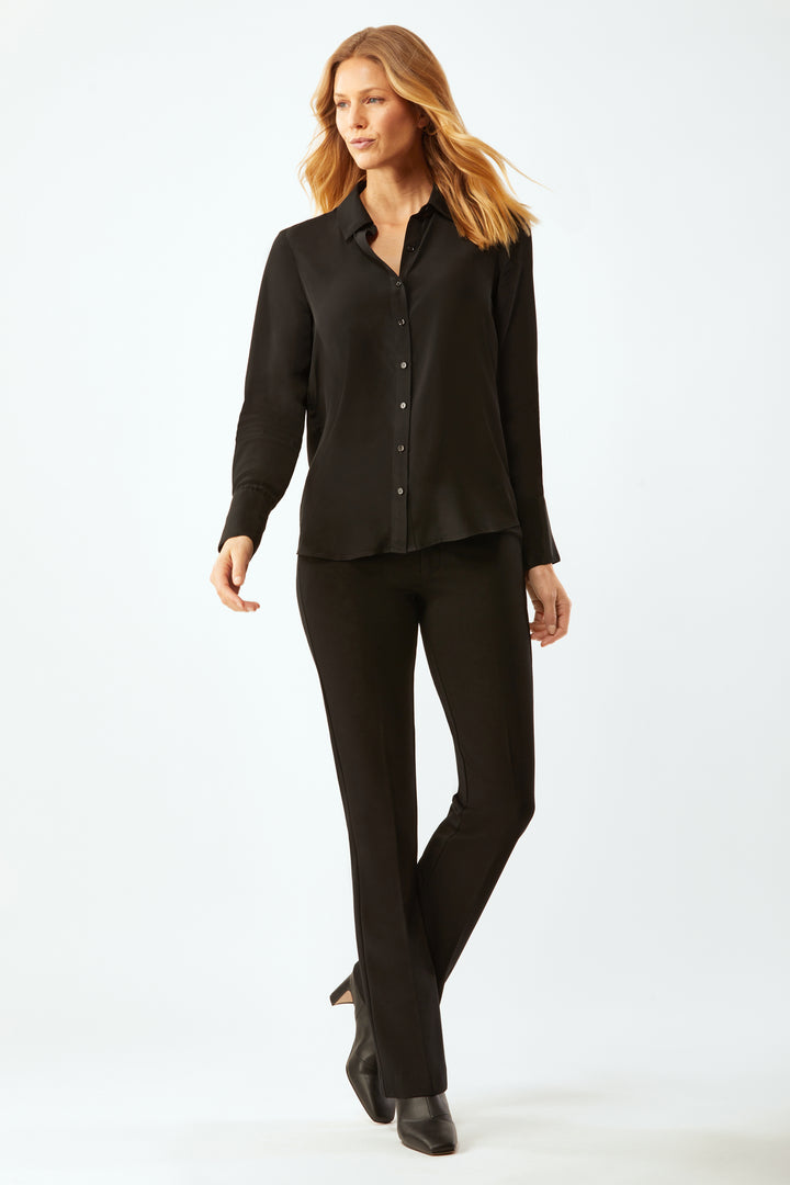 Pfeiffer Clean Shirt In Silk - Black