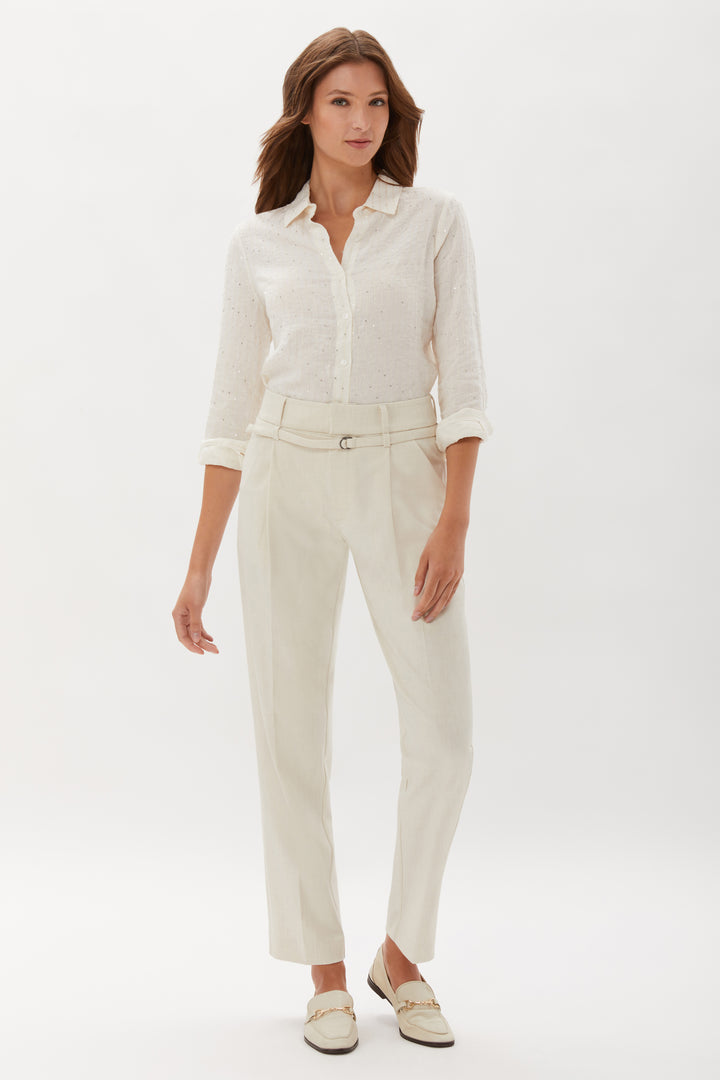 Pfeiffer Clean Shirt - White Sequin