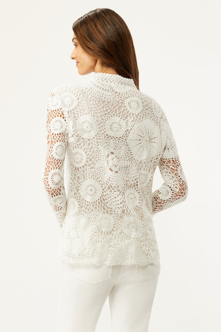 Kidman Crochet Shirt - White