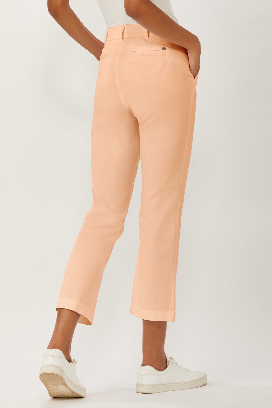 Stills Cropped Flare Pant - Apricot