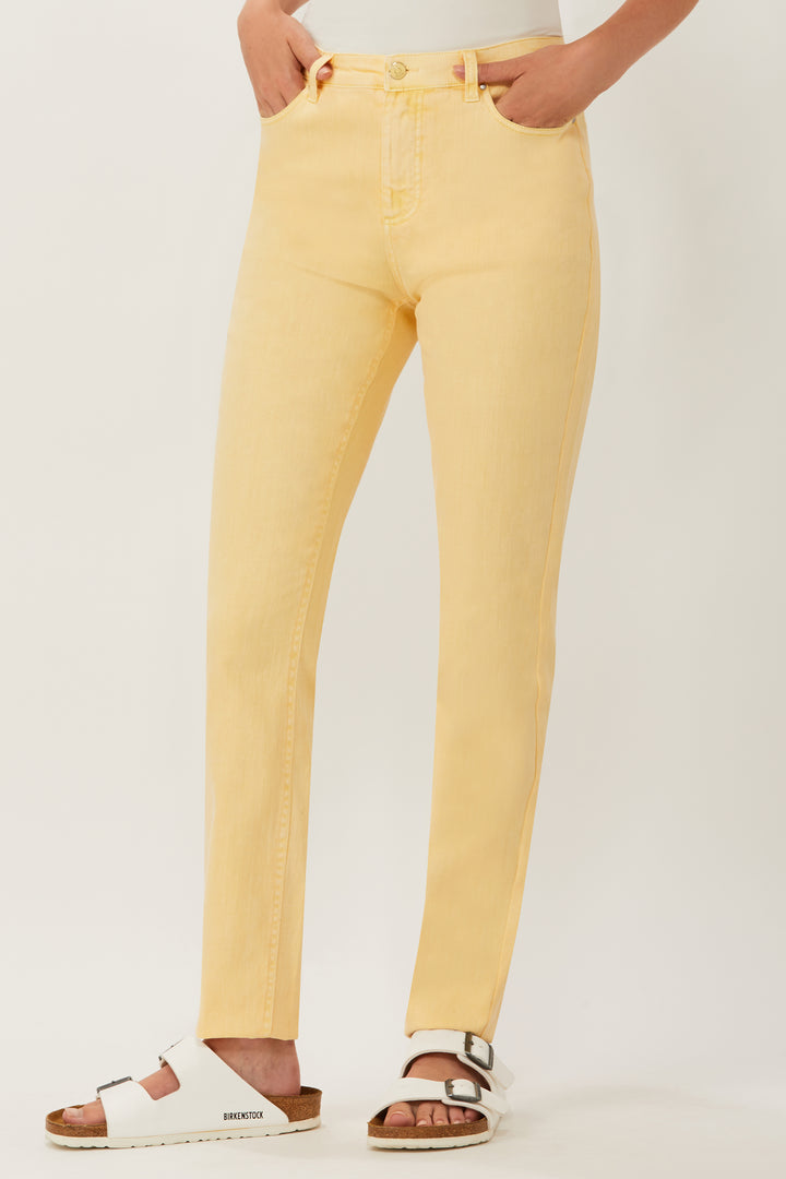 Melrose 5 Pocket Classic Jean - Sunny Yellow